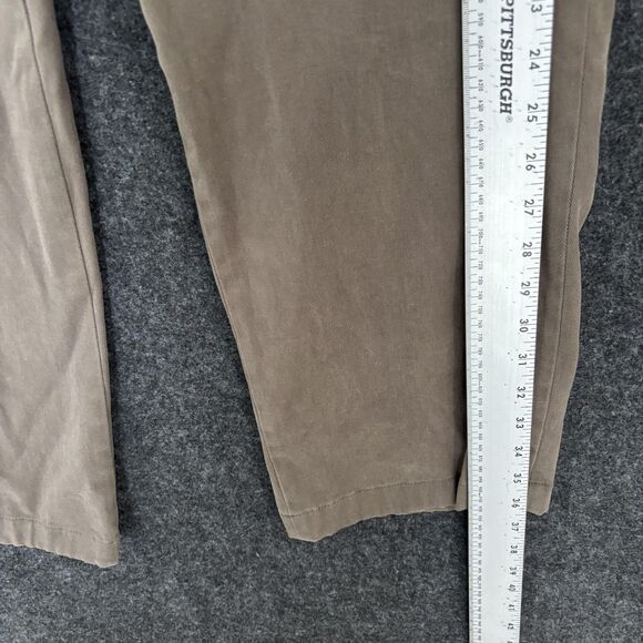 Ballin 6 East Pants Men's 33 Warm Pewter Traditional Fit Trousers Stretch - Picture 5 of 14